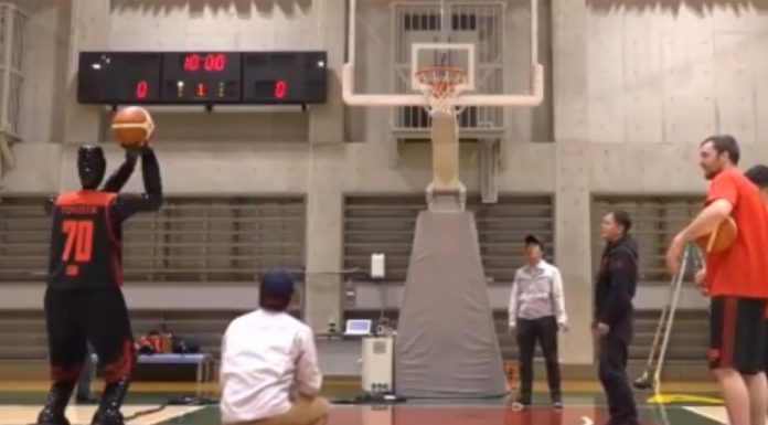 Robot basketbolçu yaradılıb