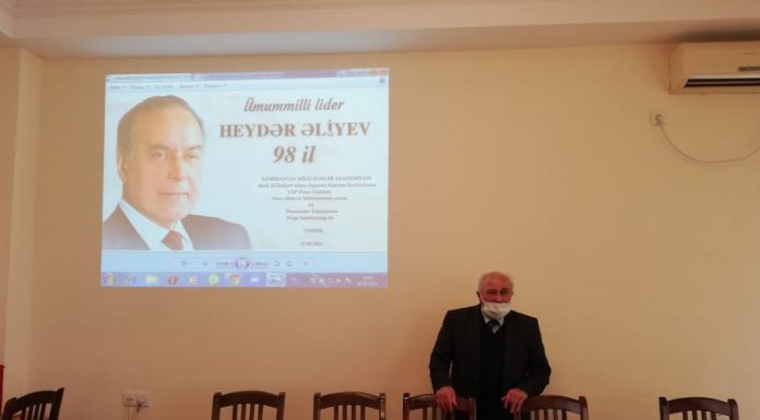 An event on the theme “The National Leader in the Memory of Academic Science” was held at the Institute of Chemistry of Additives of ANAS