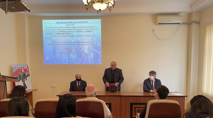 At the Institute of Chemistry of Additives of ANAS there was held a meeting with interns-chemists of BSU