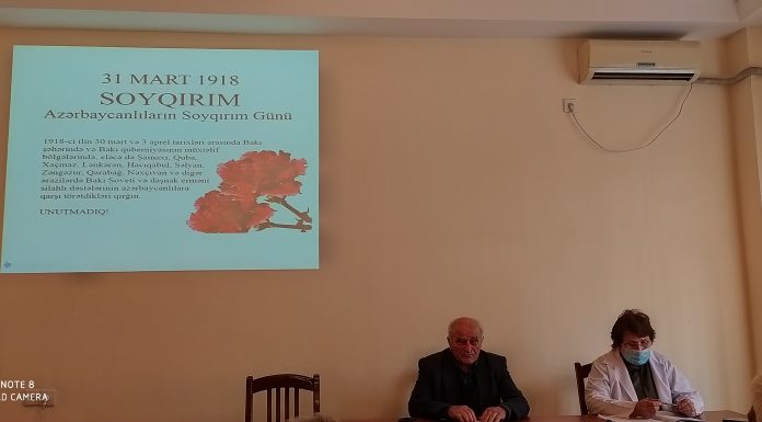 An event dedicated to March 31 – the Day of the Genocide of Azerbaijanis was held at the Institute of Chemistry of Additives of ANAS