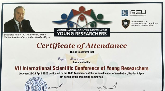 Graduate students of the Institute of Chemistry of Additives gave presentations at scientific conferences