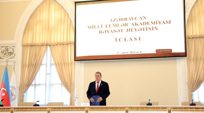 AMEA-nın Kimya Elmləri Bölməsi 2023-cü il üzrə fəaliyyətinə dair hesabat verib