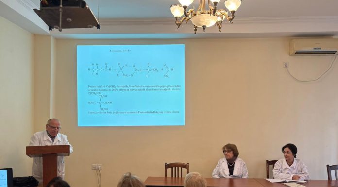 Aşqarlar Kimyası İnstitutunda “Sintetik baza yağları, mürəkkəb efirlər və onların aviasiyada istifadəsi” mövzusunda seminar keçirilib